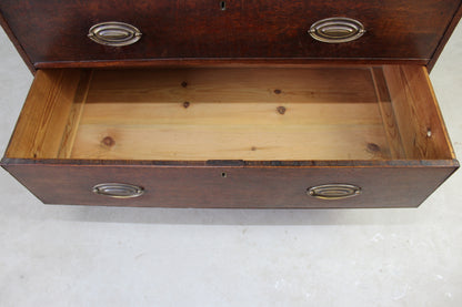 Antique Georgian Oak Chest of Drawers - Kernow Furniture