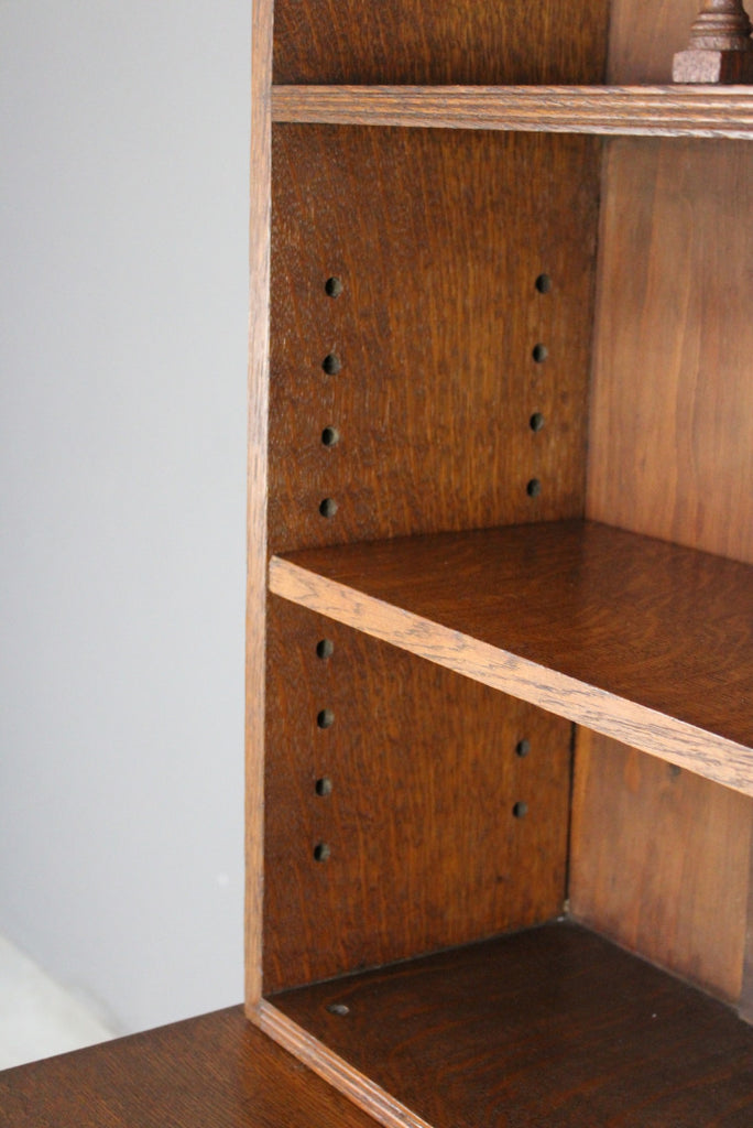 Antique Victorian Oak Side Cabinet - Kernow Furniture