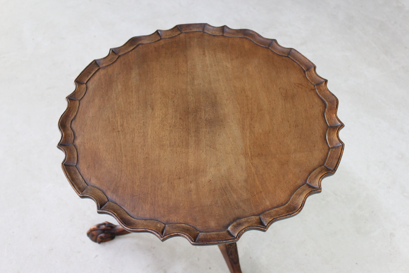 Antique Style Pie Crust Table - Kernow Furniture