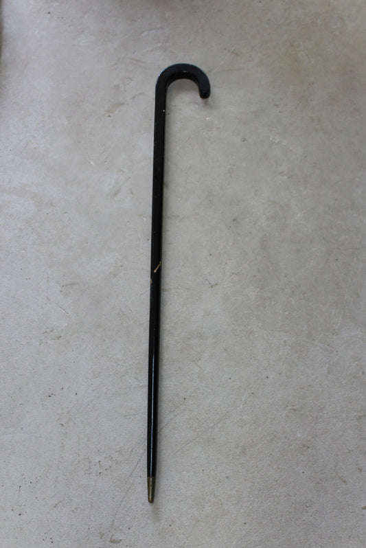 Oriental Style Black Lacquer Walking Cane - Kernow Furniture