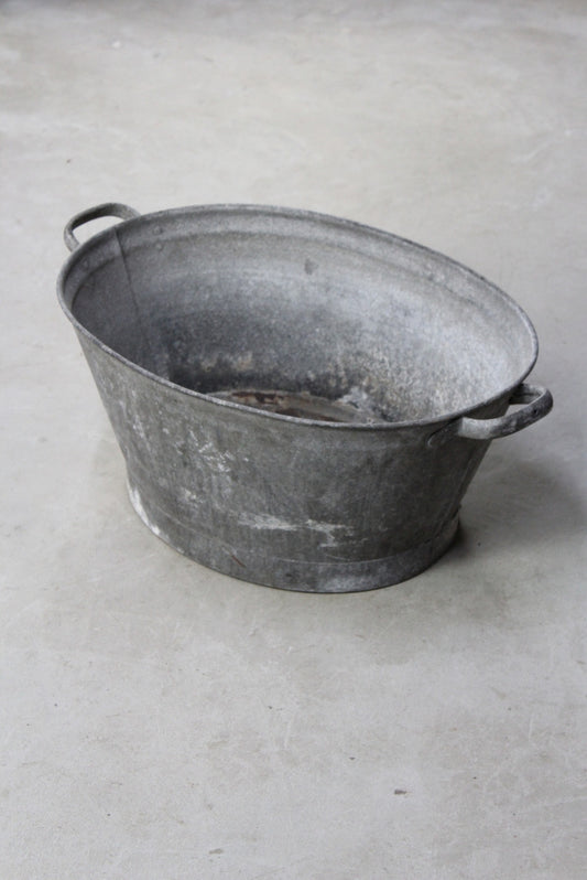Vintage Tin Bath - Kernow Furniture