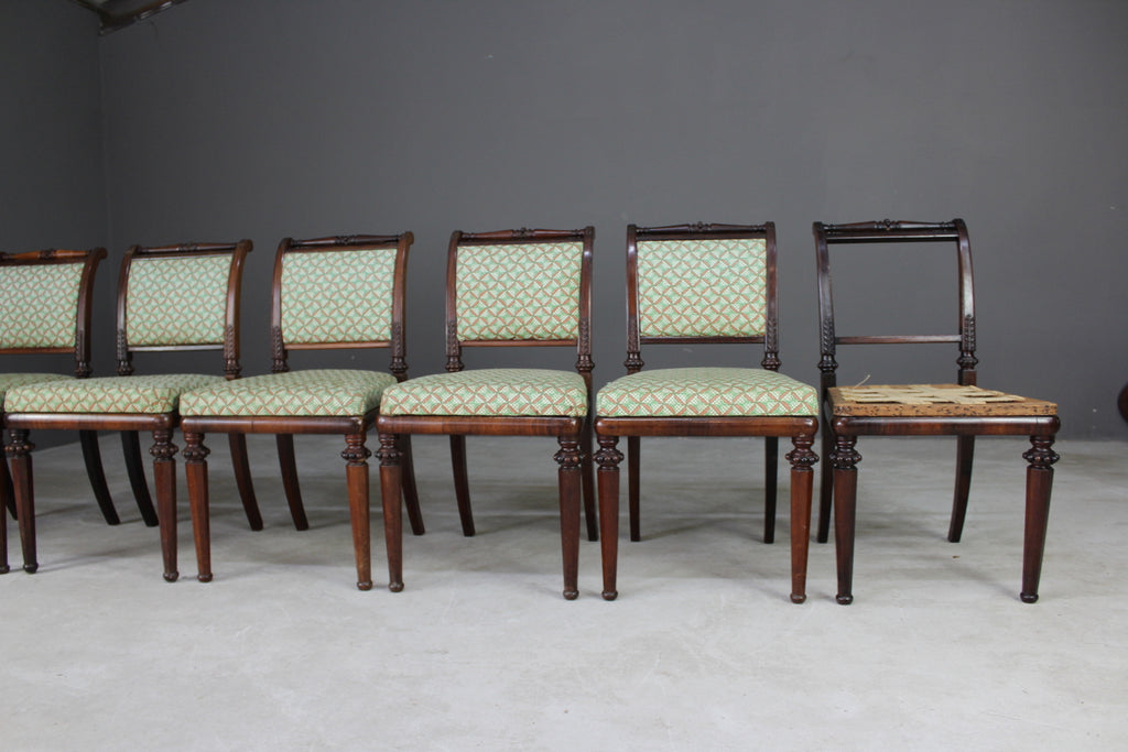 Antique Early 19th Century Rosewood Dining Chairs - Kernow Furniture