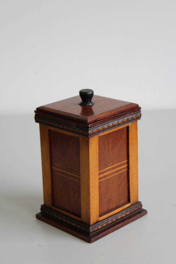 Vintage Wooden Tabacco Jar Pot - Kernow Furniture