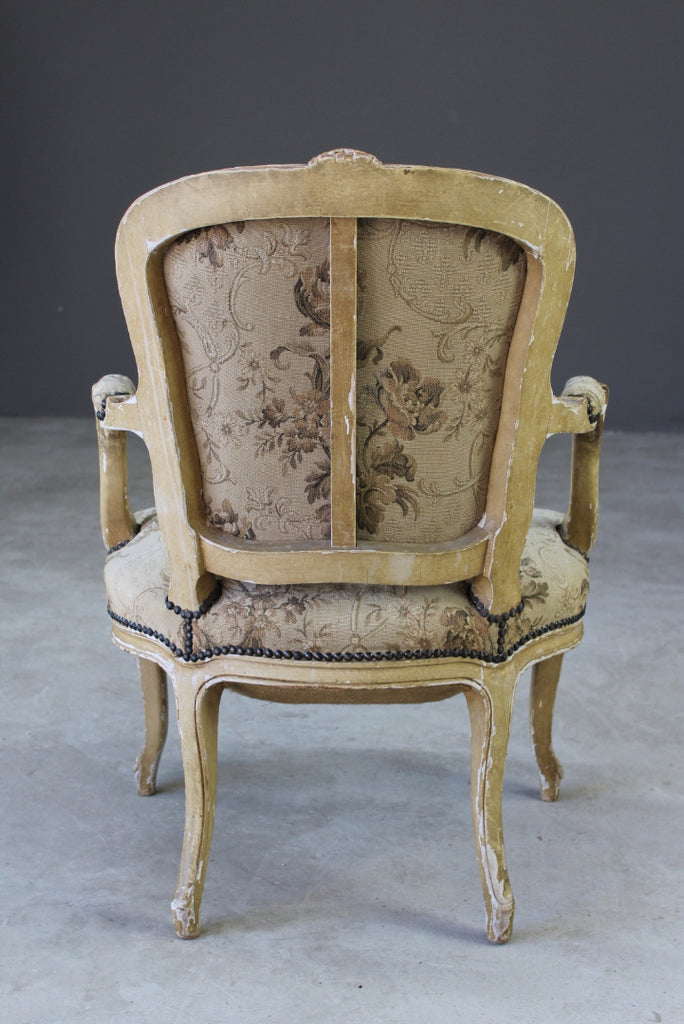 Antique Shabby Chic French Chair - Kernow Furniture