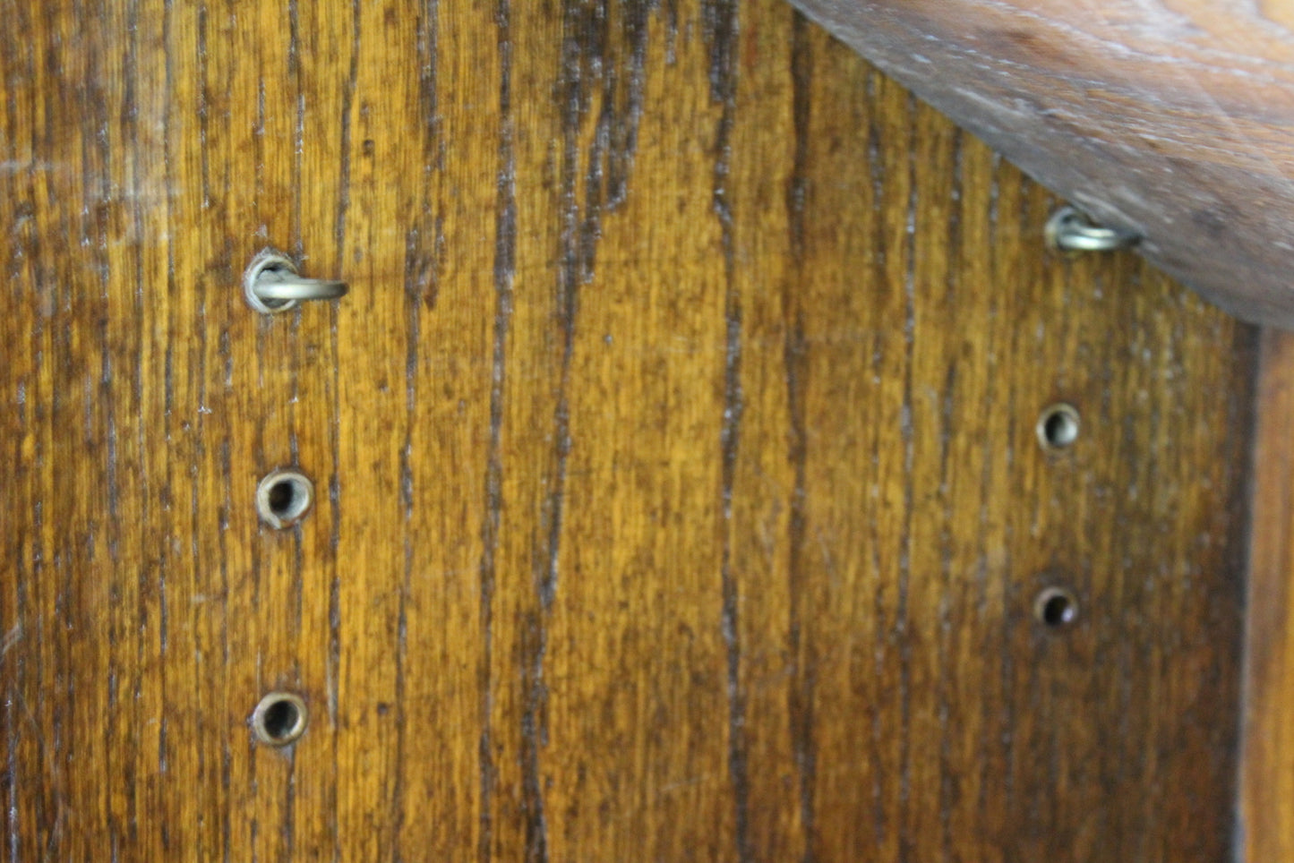 1940s Oak Glazed Bookcase - Kernow Furniture