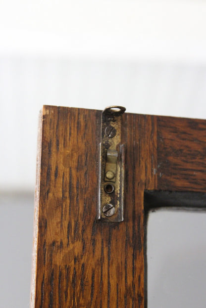 1940s Oak Glazed Bookcase - Kernow Furniture