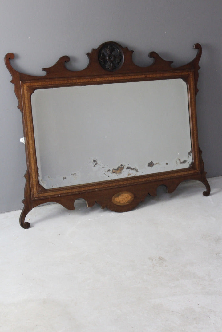 Georgian Design Mahogany Mirror - Kernow Furniture