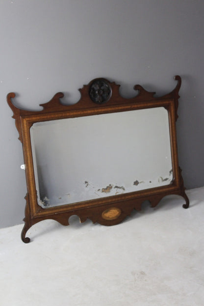 Georgian Design Mahogany Mirror - Kernow Furniture