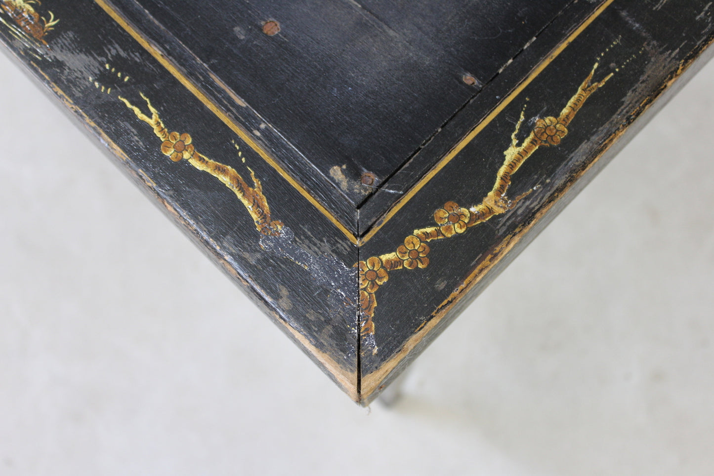 Vintage Oriental Card Table - Kernow Furniture