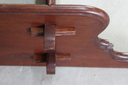 Mahogany Wall Shelves - Kernow Furniture