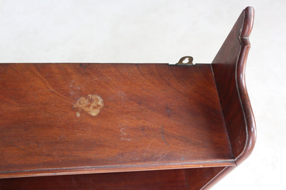 Mahogany Wall Shelves - Kernow Furniture