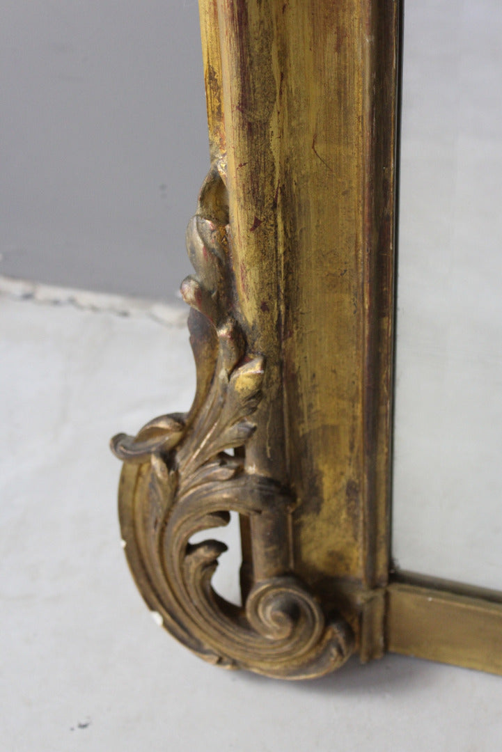 Antique Style Ornate Gilt Mirror - Kernow Furniture