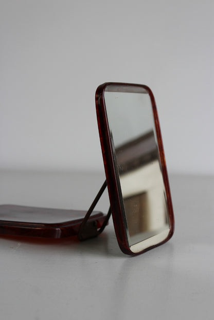 Vintage Lucite Travel Mirror - Kernow Furniture