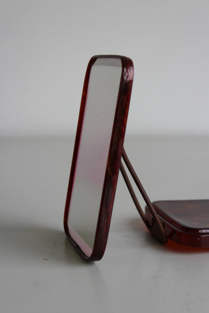 Vintage Lucite Travel Mirror - Kernow Furniture