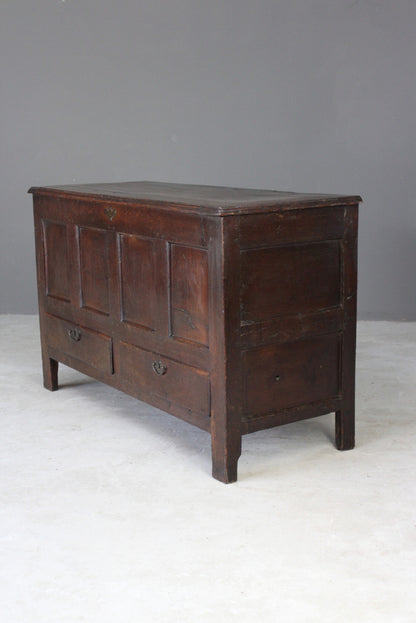 18th Century Antique Oak Mule Chest - Kernow Furniture