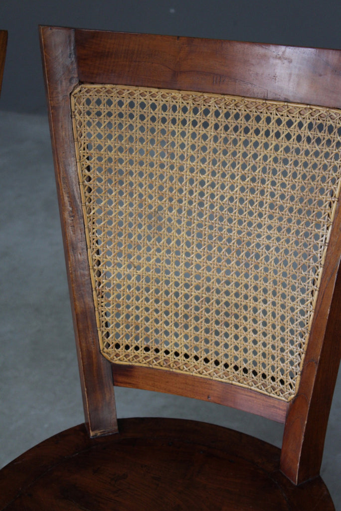 4 Cane Dining Chairs - Kernow Furniture