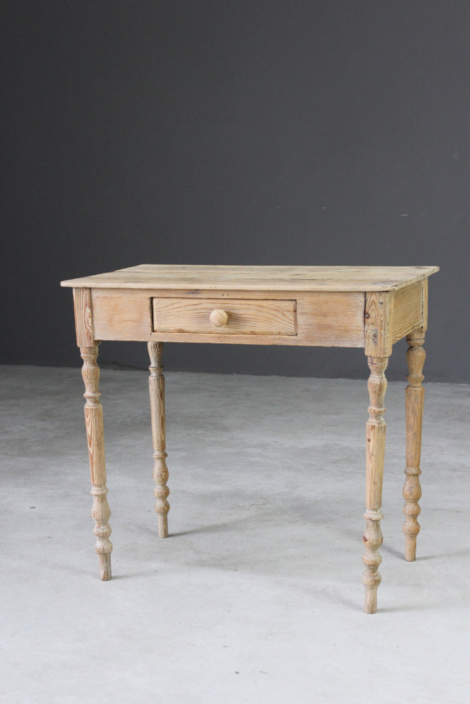 Small Rustic Pine Side Table - Kernow Furniture