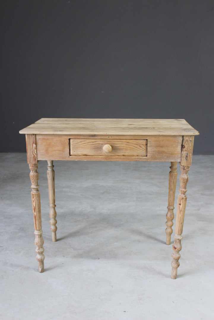 Small Rustic Pine Side Table - Kernow Furniture