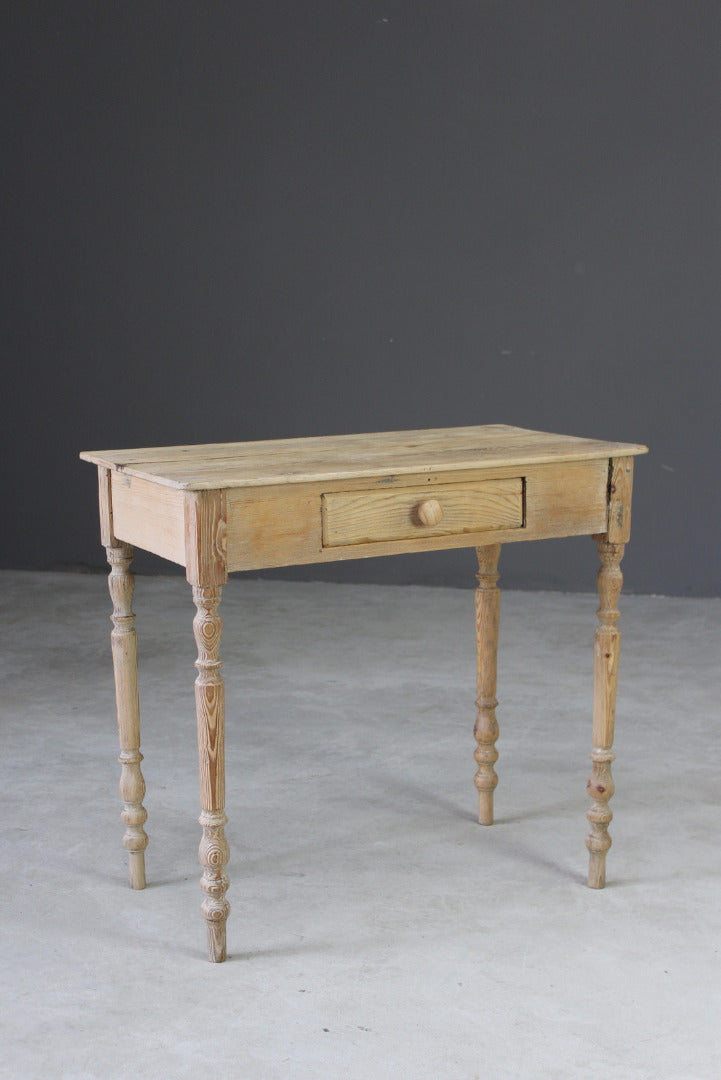 Small Rustic Pine Side Table - Kernow Furniture