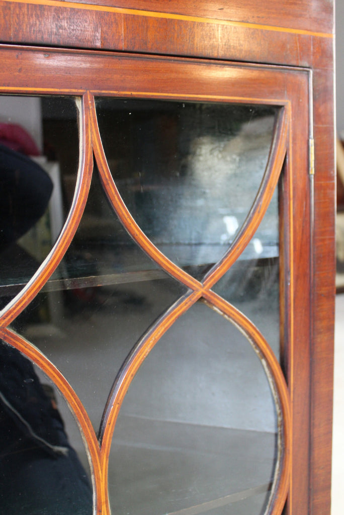 Antique Georgian Glazed Wall Cupboard - Kernow Furniture