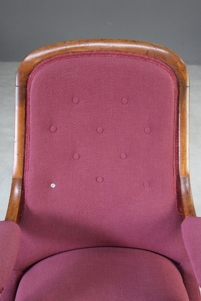 Victorian Upholstered Armchair - Kernow Furniture