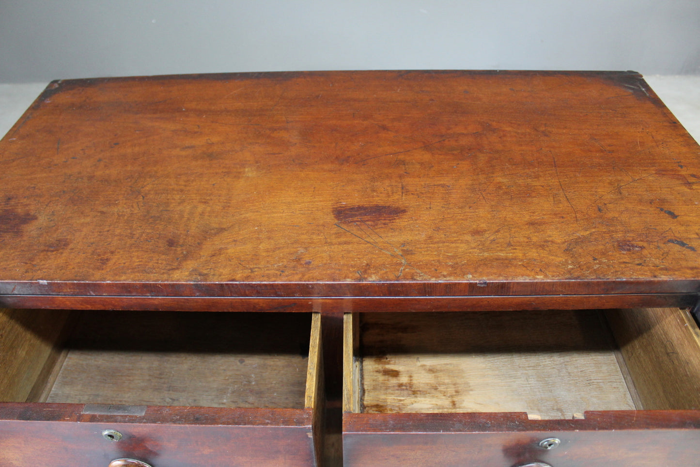 Antique Victorian Mahogany Chest of Drawers - Kernow Furniture