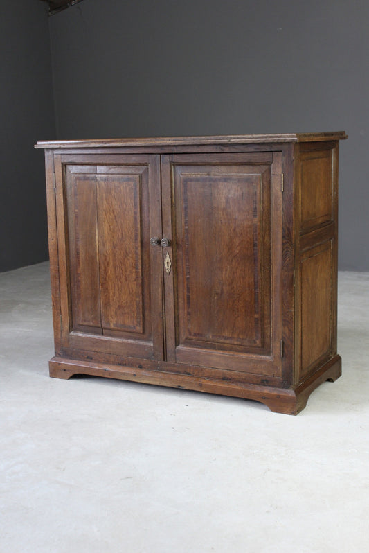Antique Rustic Georgian Oak Cupboard - Kernow Furniture