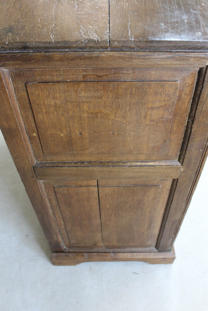 Antique Rustic Georgian Oak Cupboard - Kernow Furniture