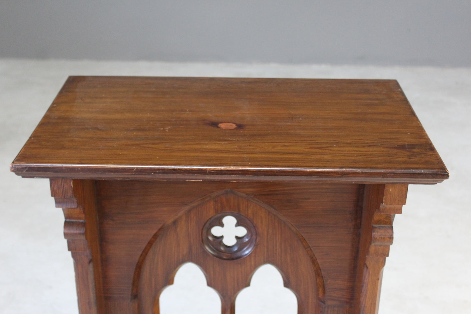 Gothic Pine Lectern - Kernow Furniture