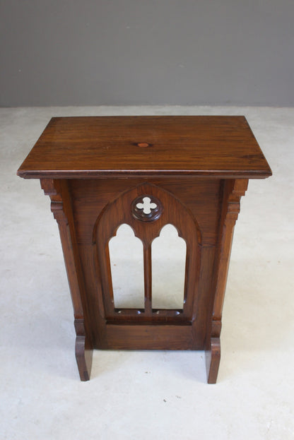 Gothic Pine Lectern - Kernow Furniture