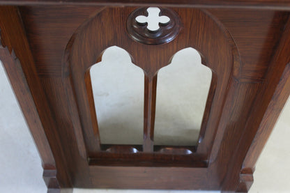 Gothic Pine Lectern - Kernow Furniture