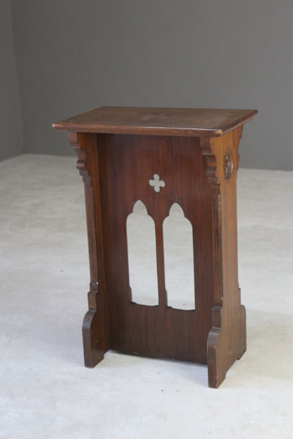 Gothic Pine Lectern - Kernow Furniture