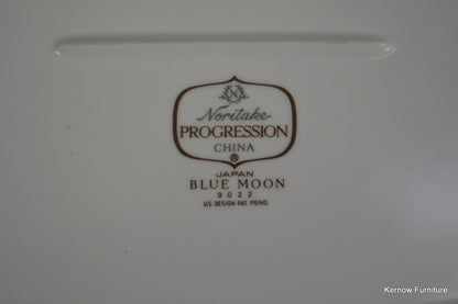 Noritake Progression China Blue Moon Serving Plate Platter - Kernow Furniture