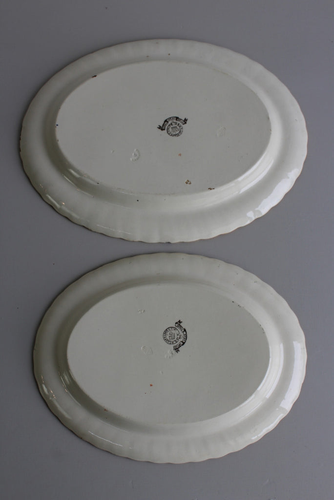 Victorian Copeland & Son Imari Meat Plates - Kernow Furniture