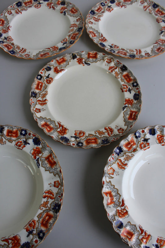 Antique Copeland & Sons Imari Plates & Bowls - Kernow Furniture