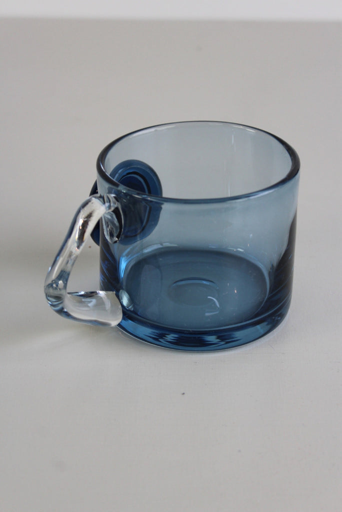 Wedgwood Blue Glass Mug - Kernow Furniture