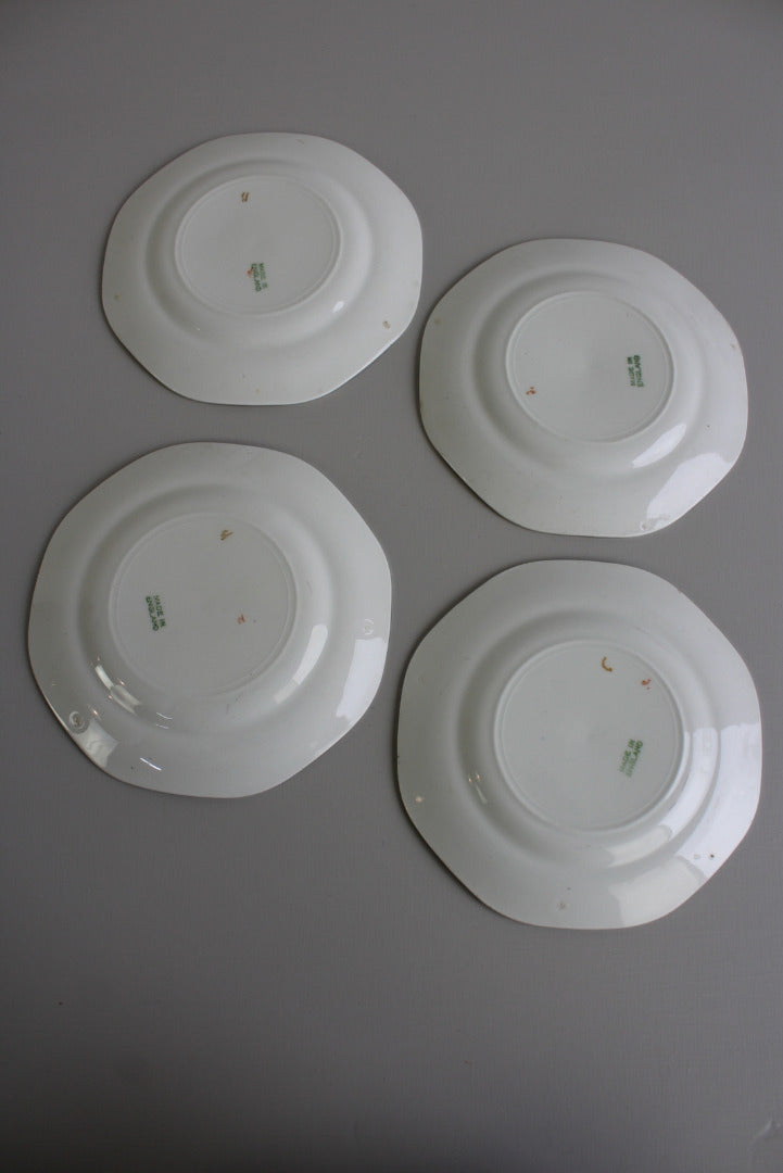 4 Vintage 1940s Tea Plates - Kernow Furniture