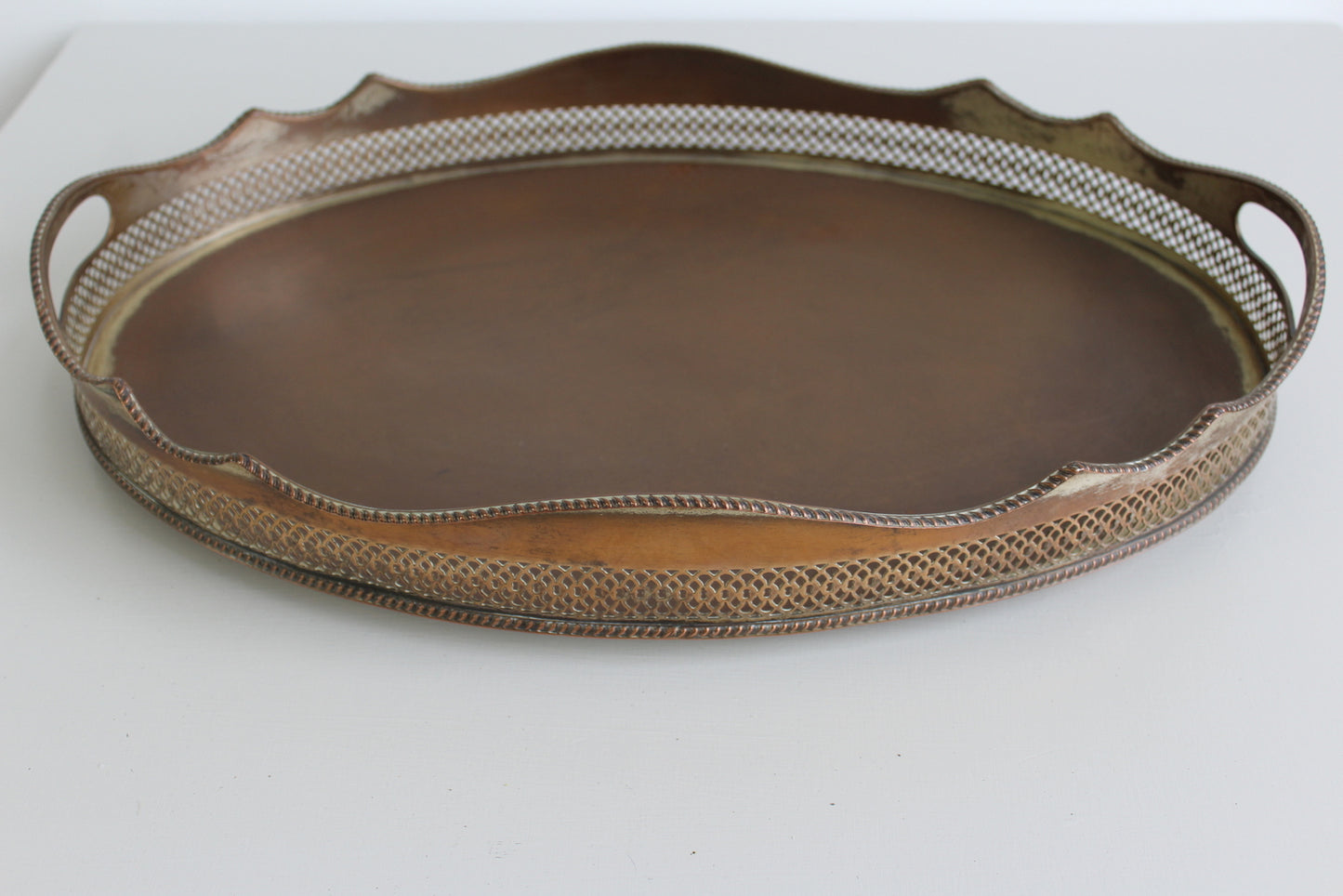 Antique Style Serving Tray - Kernow Furniture