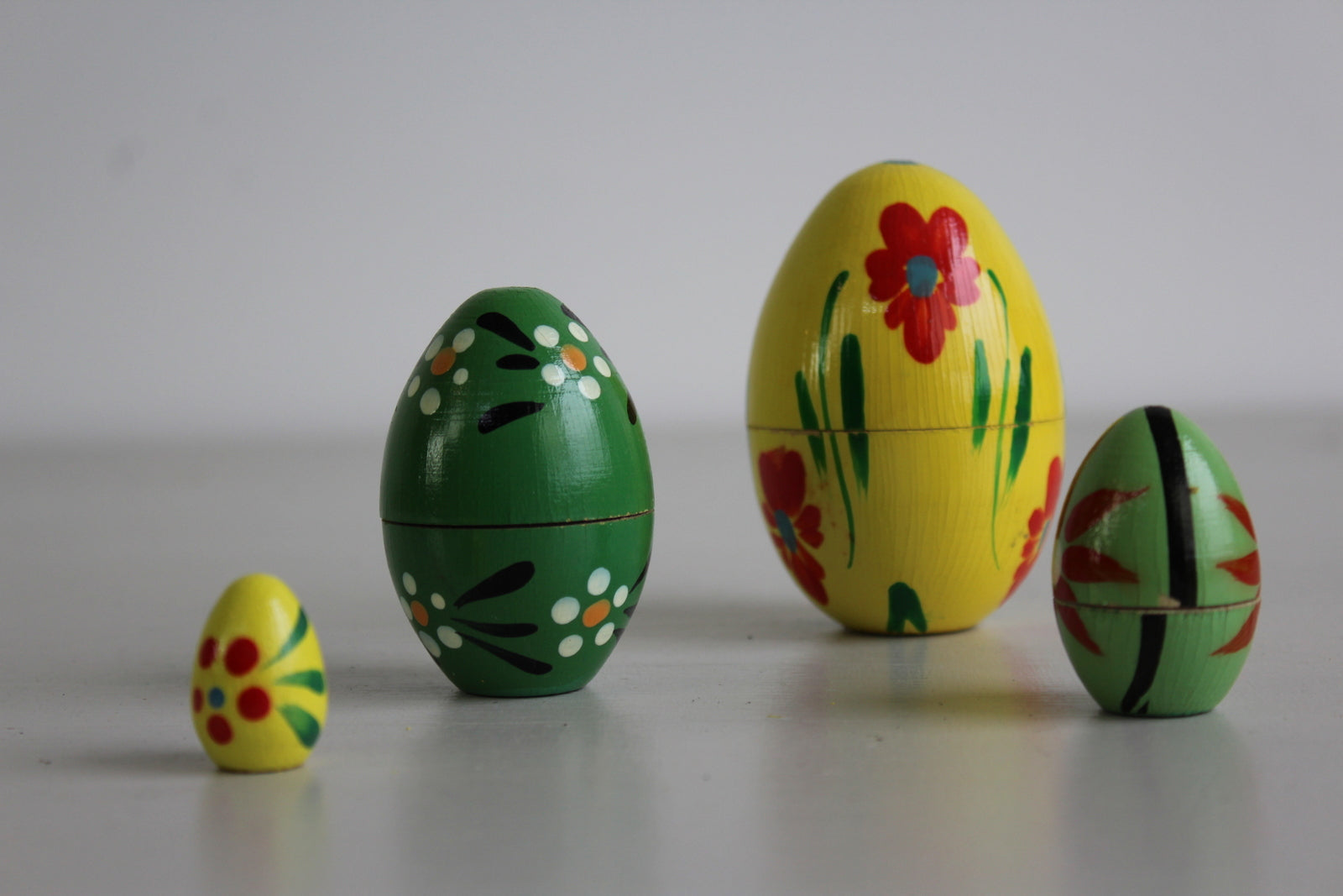 Hand Painted Wooden Eggs - Kernow Furniture