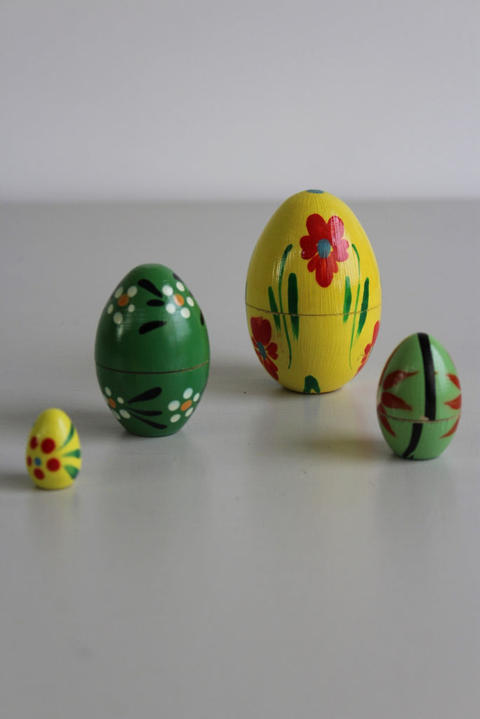 Hand Painted Wooden Eggs - Kernow Furniture