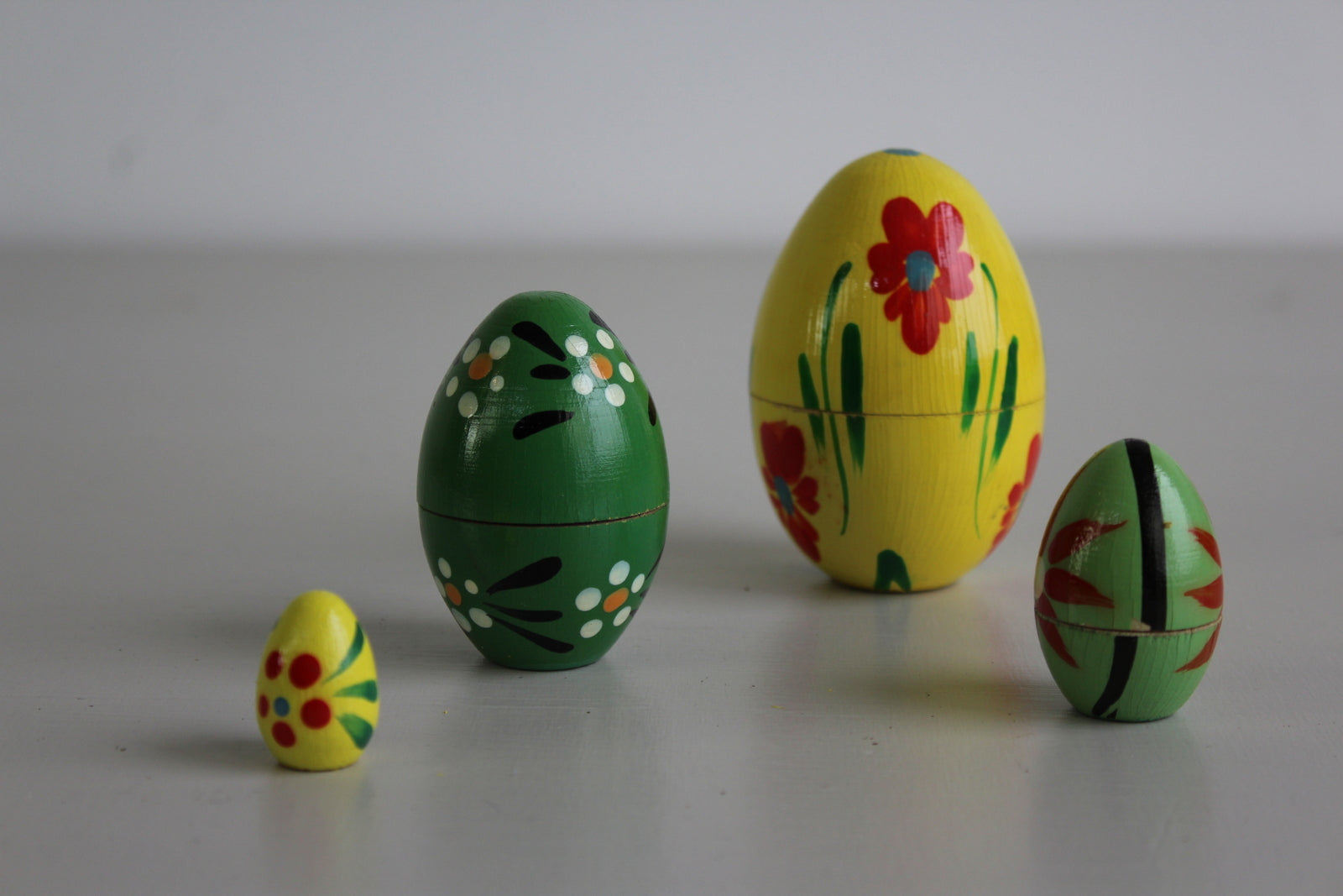 Hand Painted Wooden Eggs - Kernow Furniture