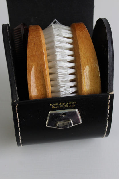 Pair Gents Brushes & Comb - Kernow Furniture