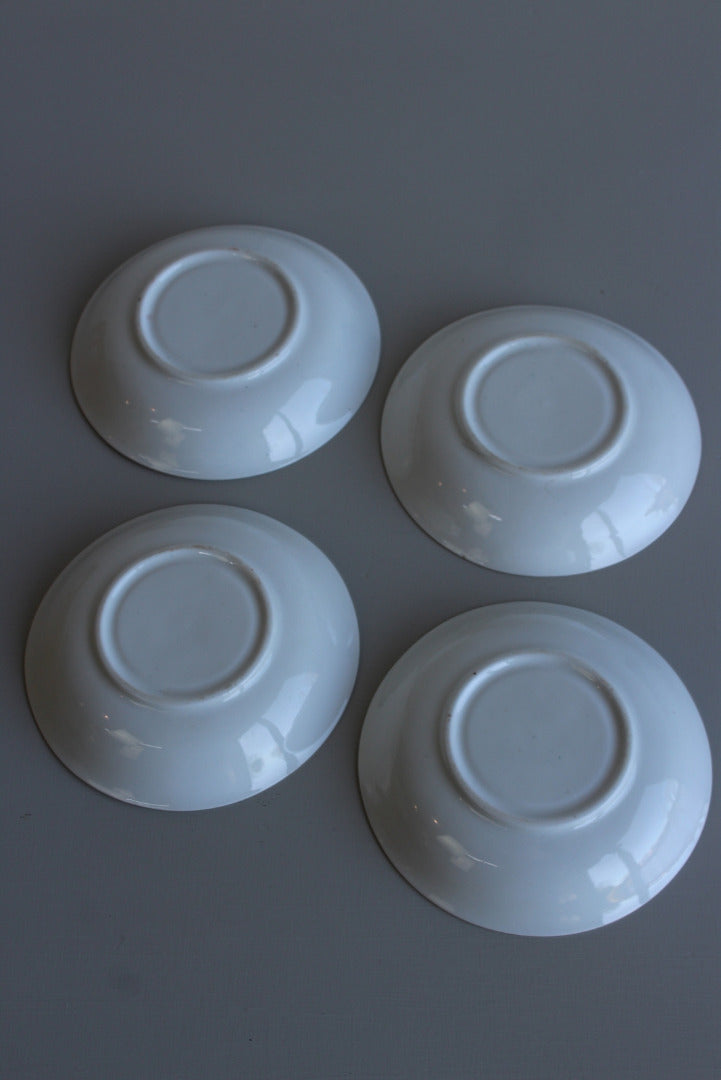 Bojewyan Wesleyan Sunday School Saucers x 4 - Kernow Furniture