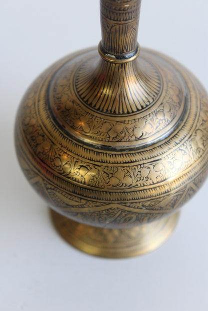 Eastern Brass Vase - Kernow Furniture