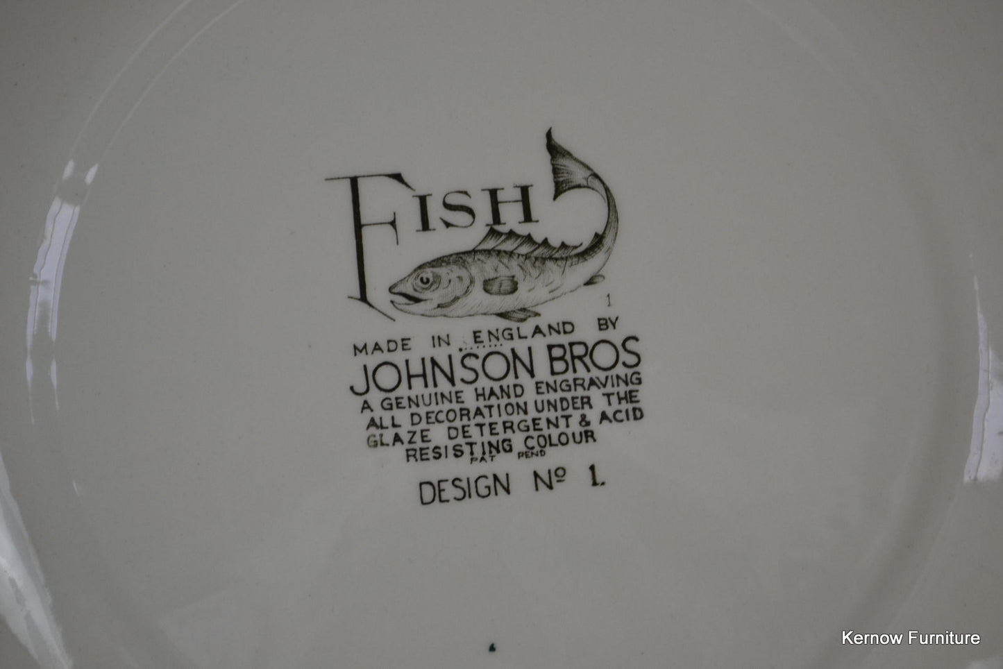 Johnson Bros Fish Plates - Kernow Furniture