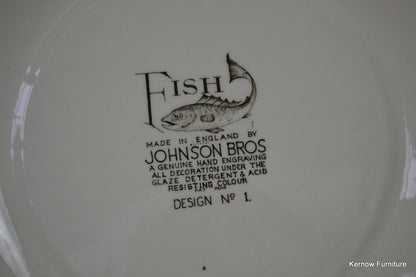 Johnson Bros Fish Plates - Kernow Furniture