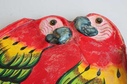 Paper Mache Parrot Wall Hanging - Kernow Furniture