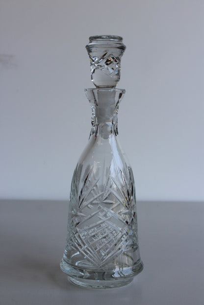 Cut Glass Decanter - Kernow Furniture