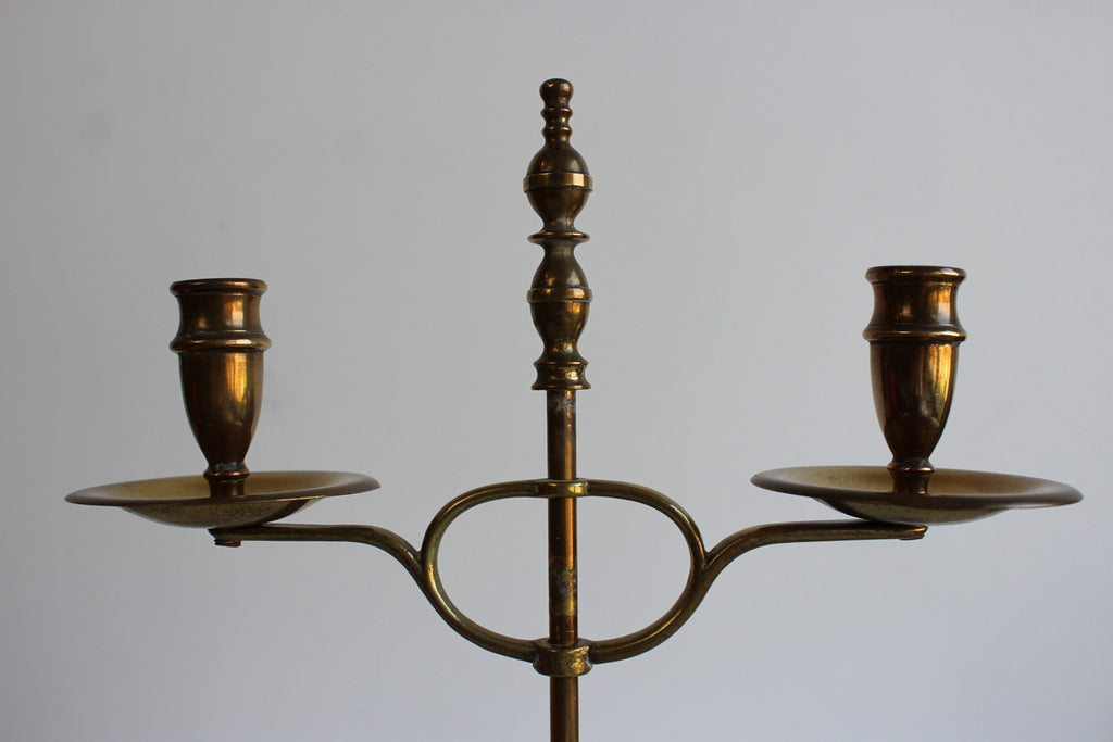 Adjustable Brass Candlestick - Kernow Furniture