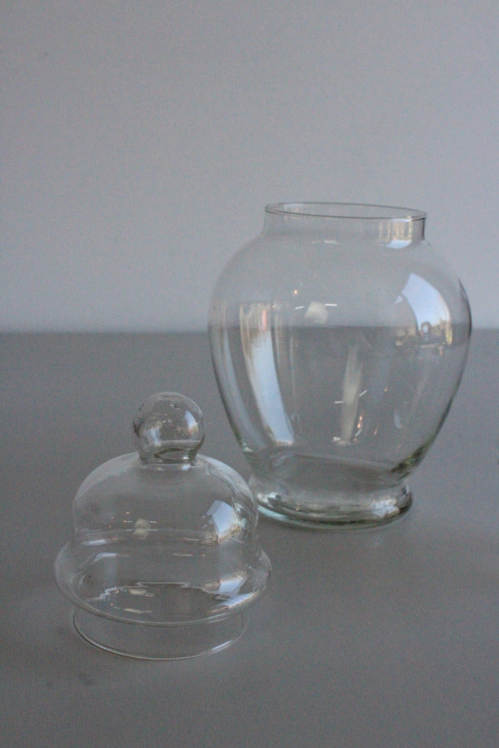 Vintage Glass Jar & Preserve Pot - Kernow Furniture